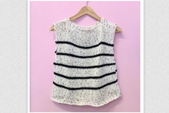 Virtual Workshop: Knit a Striped Summer Top